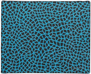  minimalismo Obras - Infinity Nets azul Yayoi Kusama Pop art minimalismo feminista